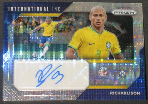 Richarlison 2024 Panini Prizm Copa America International Ink Autograph Pulsar