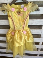 disney princess Belle Beauty yellow girls dress costume 4-6X