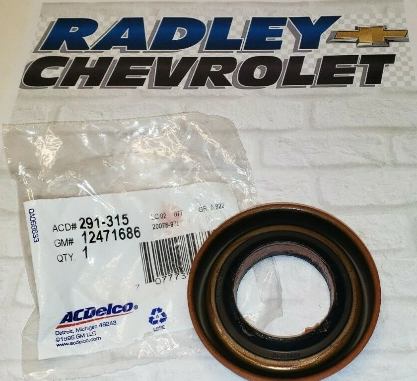 12471686 NUEVO GM OEM EJE TRASERO SELLO CHEVROLET GMC CADILLAC B101 Foto 2 de 3