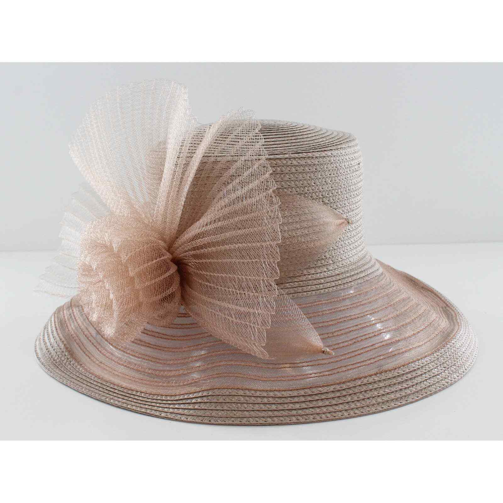 Bellissima Dressy Spring Summer Easter Church Wedding Derby Hat #HT196