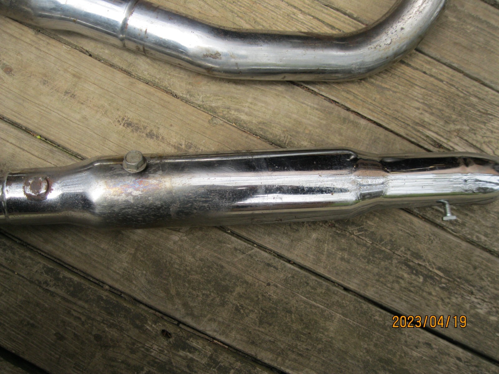 Harley Panhead Exhaust Pipes Chopper Bobber eBay