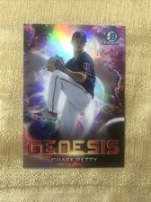 2021 Bowman Chrome Chase Petty Genesis Insert Purple Refractor #117/250