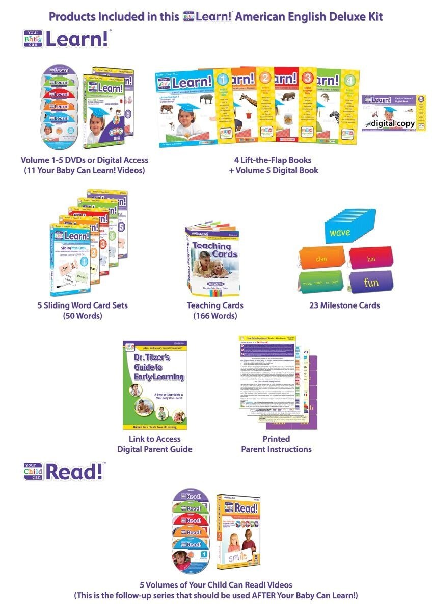 Your Baby Can Learn! American English Deluxe Kit | eBay