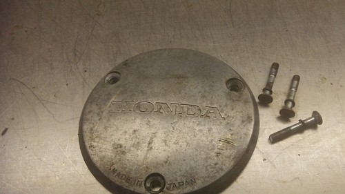 1971 Honda CL 175 Engine Left Cover w Bolts 71 CL175 T4-1 - Picture 6 of 6