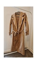 Missguided Oversized Trench Coat Size 6 In Beige