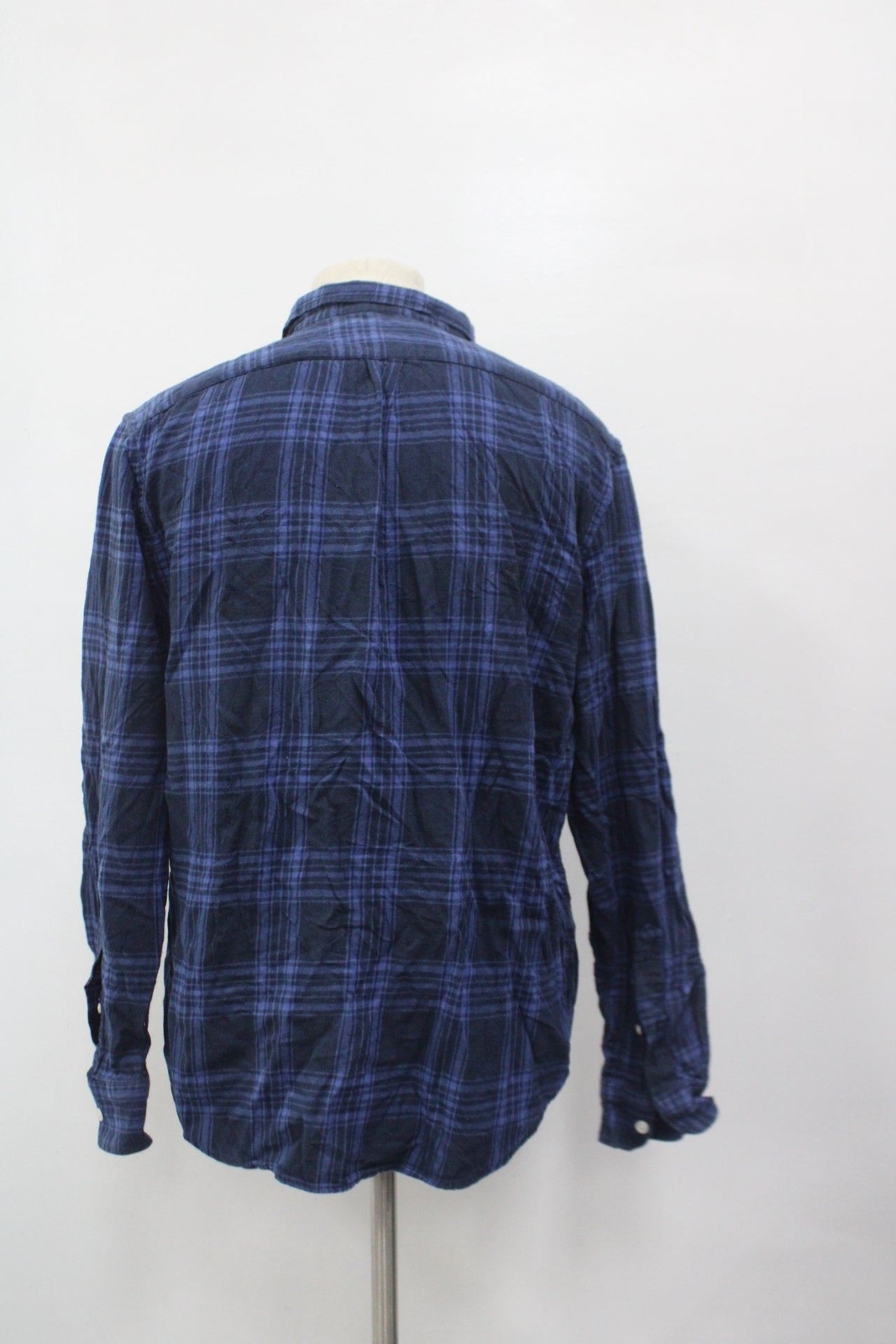 Old Navy Men's Flannel Shirt Blue XL PreOwned eBay