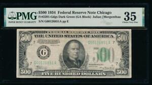 AC 1934 $500 FIVE HUNDRED DOLLAR BILL Chicago PMG 35 comment | eBay