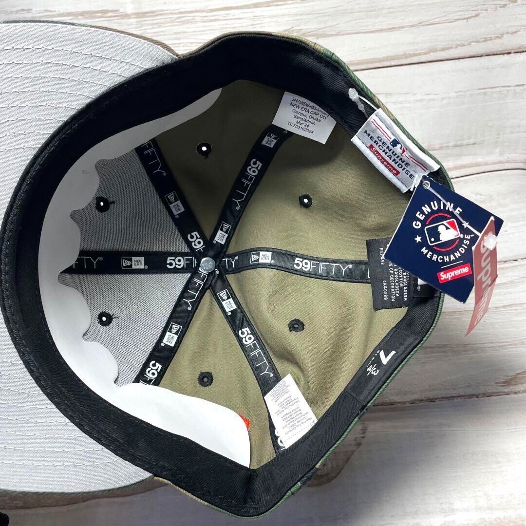 Supreme MLB Teams Box Logo New Era Cap Hat Camo San Supreme MLB Teams Box Logo New Era Cap Hat Camo San