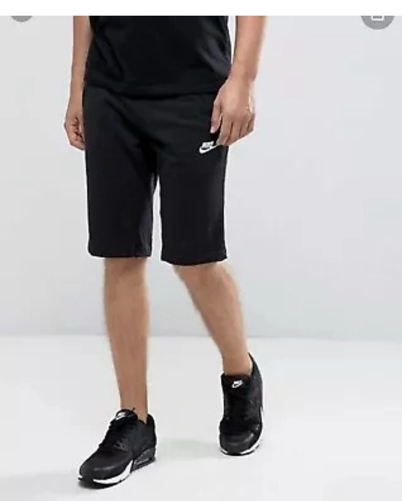 Nike Uomo Sportswear Club Pantaloncini Elasticizzati Morbidi Cotone Jersey GymSports 804419010