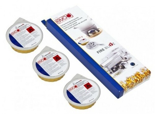 Pasta Combustibile set 3 Fornello Fonduta Bourguignonne pietra ollare 80 ml - Foto 2 di 2