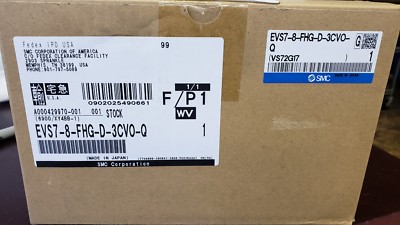 SMC EVS7-8-FHG-D-3CVO-Q valve iso dbl sol size 2, VS7-8 SOL VALVE 4/5 PORT