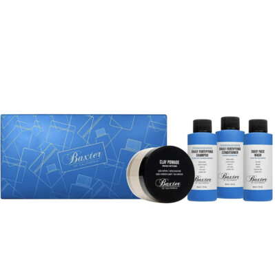Men's Baxter of California Face & Hair Grooming Set Great Gift! Free Shipping!