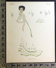 1910 BUTTERFLY NET BEAUTY SEXY WOMAN FASHION COLES PHILLIPS ART ILLUS COVER ZX88