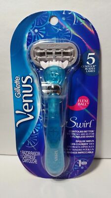 Gillette Venus Swirl Flexi Ball Women's Razor - 1 handle + 1 refill  