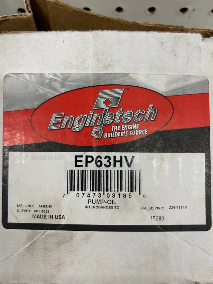 EngineTech High Volume Oil Pump #EP63HV - Image 2 of 4