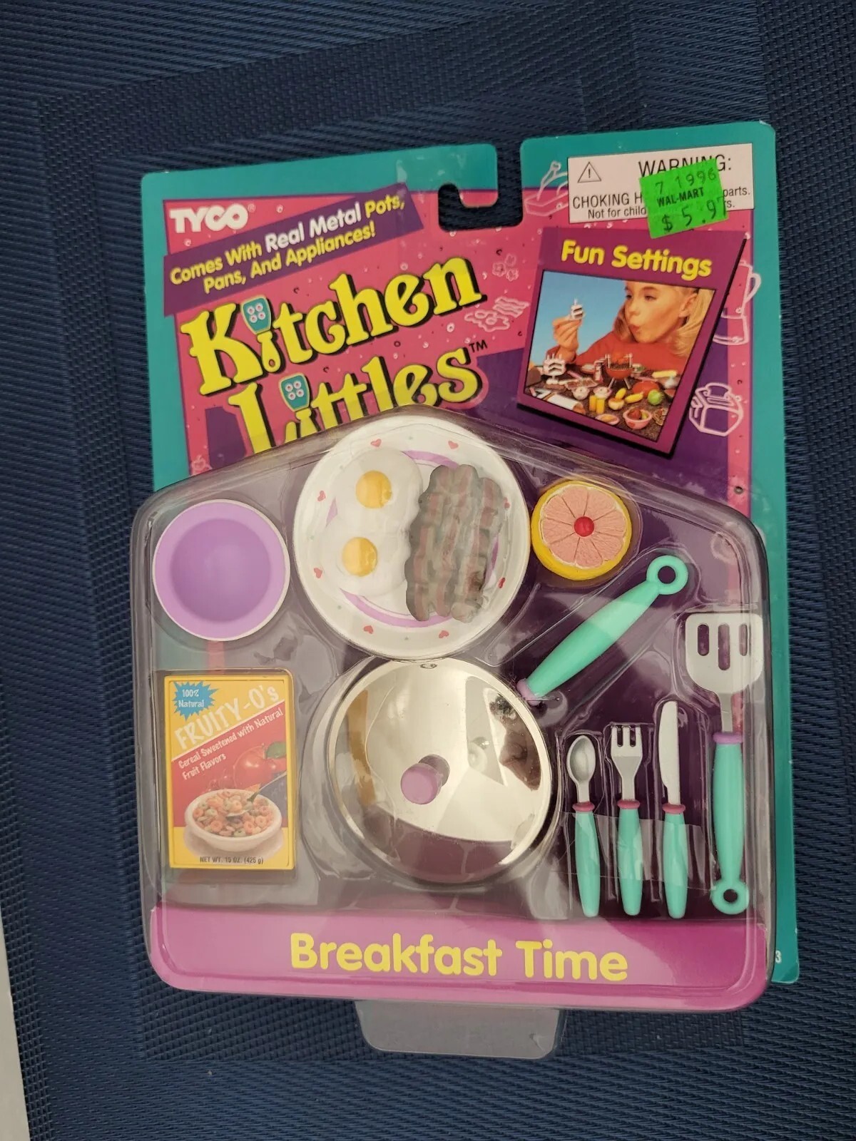 TYCO KITCHEN LITTLES BACON & EGGS BREAKFAST TIME SET *NEW* NRFP eBay