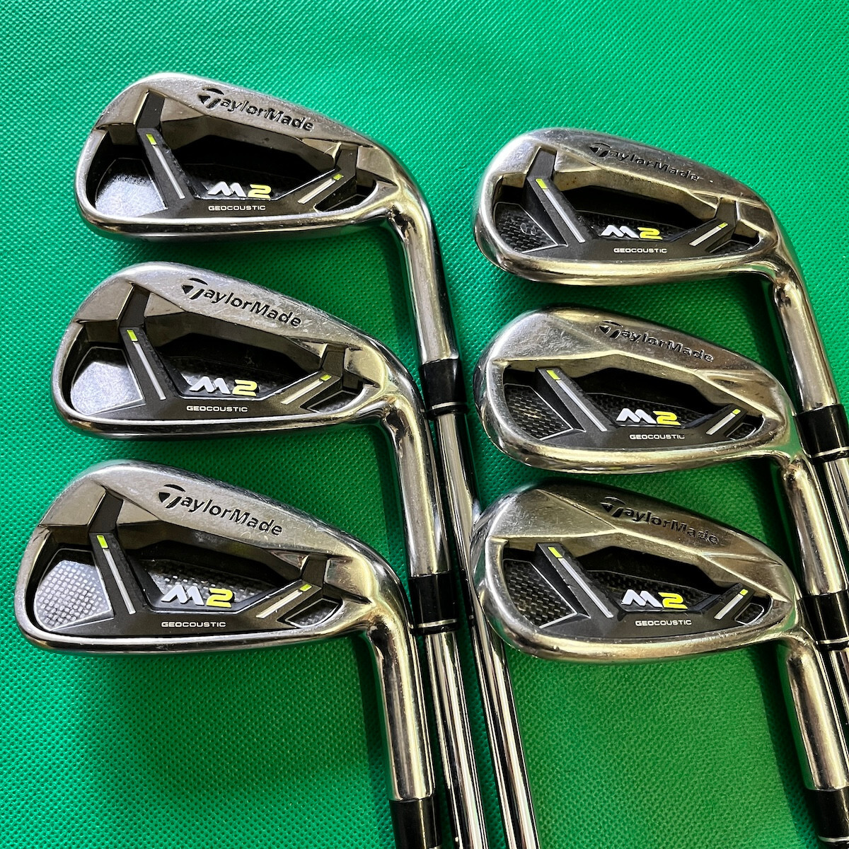 TaylorMade M2 Iron Set 6pcs 5-Pw Flex S Stiff REAX 88 Golf Clubs