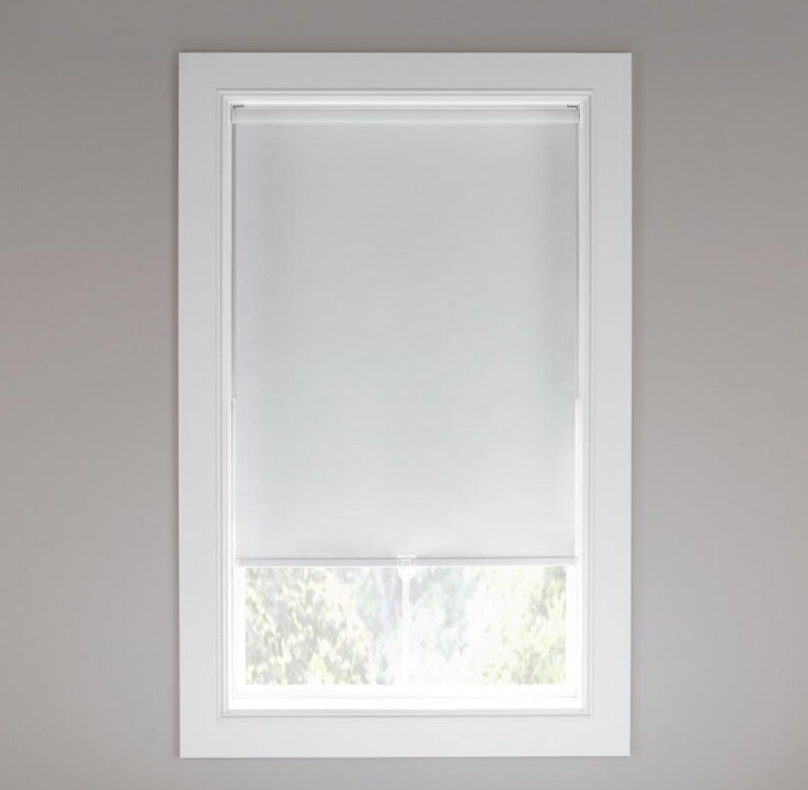 CUSTOM CUT BLINDS StyleWell Cordless Blackout Roller Shades Cloud eBay