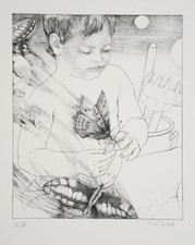 DE POLO PAOLO ACQUAFORTE FIRMATA NUMERATA AMICO DI SAETTI