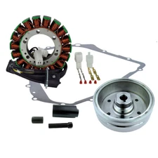 RMStator Stator + Flywheel + Gasket + Puller For 2004-06 Arctic Cat 400 TBX Auto