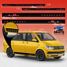 Seiten-Streifen Aufkleber-Set, komp. mit VW T5/T6 - Skyline Stadt Frankfurt O Seiten-Streifen Aufkleber-Set, komp. mit VW T5/T6 - Skyline Stadt Frankfurt O