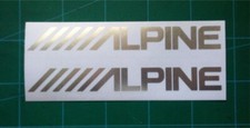 Alpine Audio Car Audio Vinyl Decal Sticker For Car Bumper Sub Box More