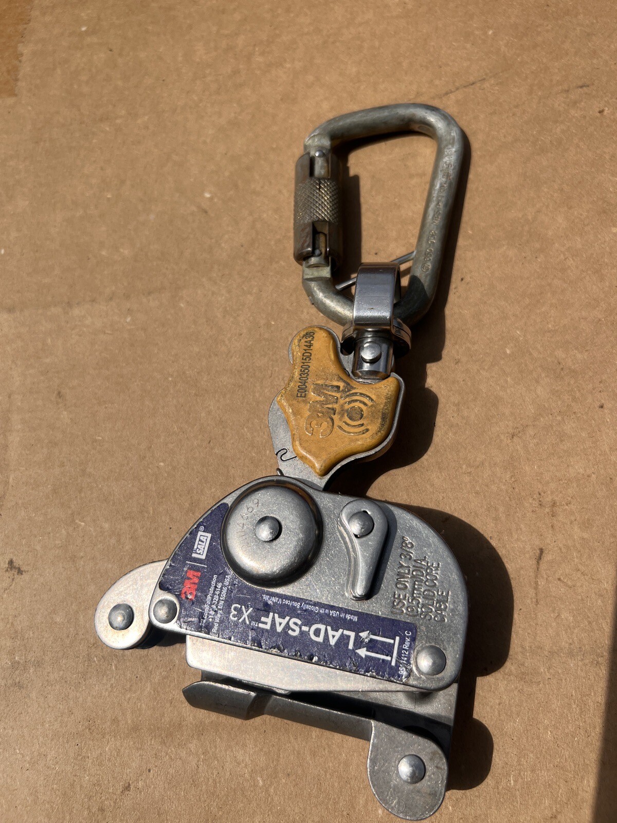 3M DBI SALA Ladder Safety Cable Grab eBay