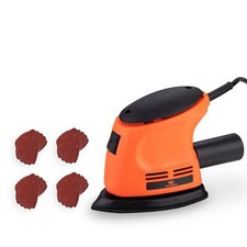 Random D-Tail Electric Palm Corner Sander with 20 Sanding Papers