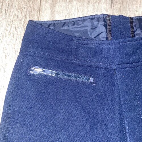 Roffe Ski Pants Padded Apres Snow suit bib Slalom Vintage 60s 70s Youth Kids 10 - Picture 4 of 9