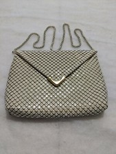 Vintage Metal Mesh Clutch, with chain handle