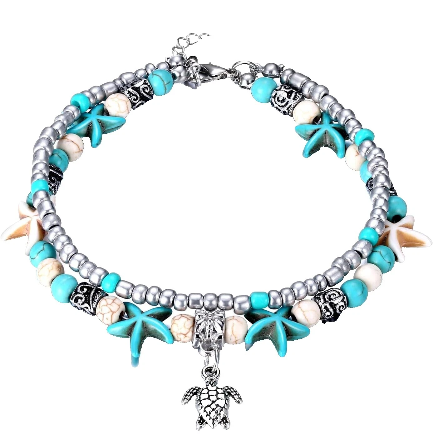 Pearl Stone Fashion Anklets