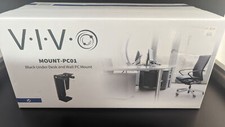 VIVO Adjustable Under Desk and Wall PC Mount  Computer Case Holder w Swivel