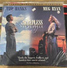 Sleepless in Seattle Vintage Laserdisc Tom Hanks Meg Ryan Pristine Sealed 