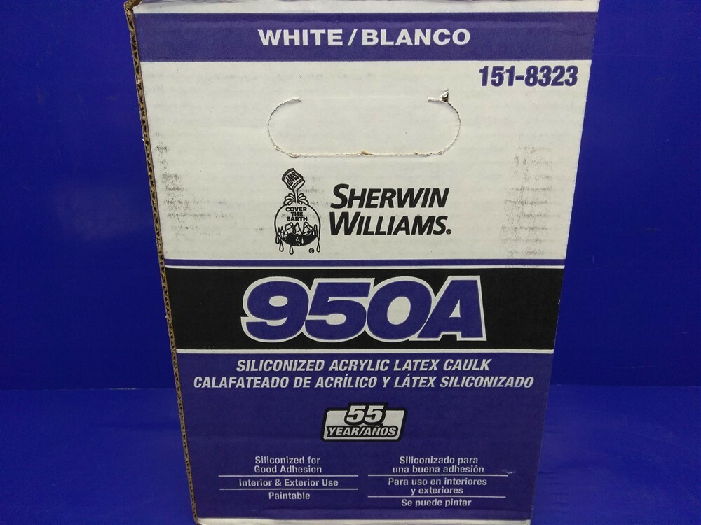 12) Tubes Of Sherwin Williams 950A Siliconized Acrylic