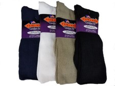 EXTRA WIDE Athletic Socks Comfort Diabetic XL 16-21 size, Choose Color 3 PAIRS 