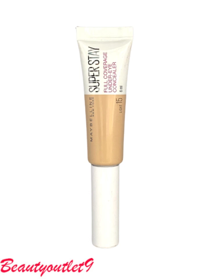 3 X Maybelline Superstay Full Coverage Under-eye Concealer 6ml - 15 Light