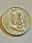 1958-D Benjamin Franklin Half Dollar, 90% Silver, BU, By REEDERSONG
