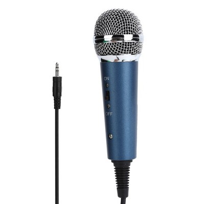Wired Condenser Microphone 3.5mm With UShaped 3.5mm Adapter For Comput SET