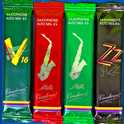 Vandoren Alto Sax Reed Jazz Mix Pack Strengths 2,2.5,3,3.5 4 Reeds