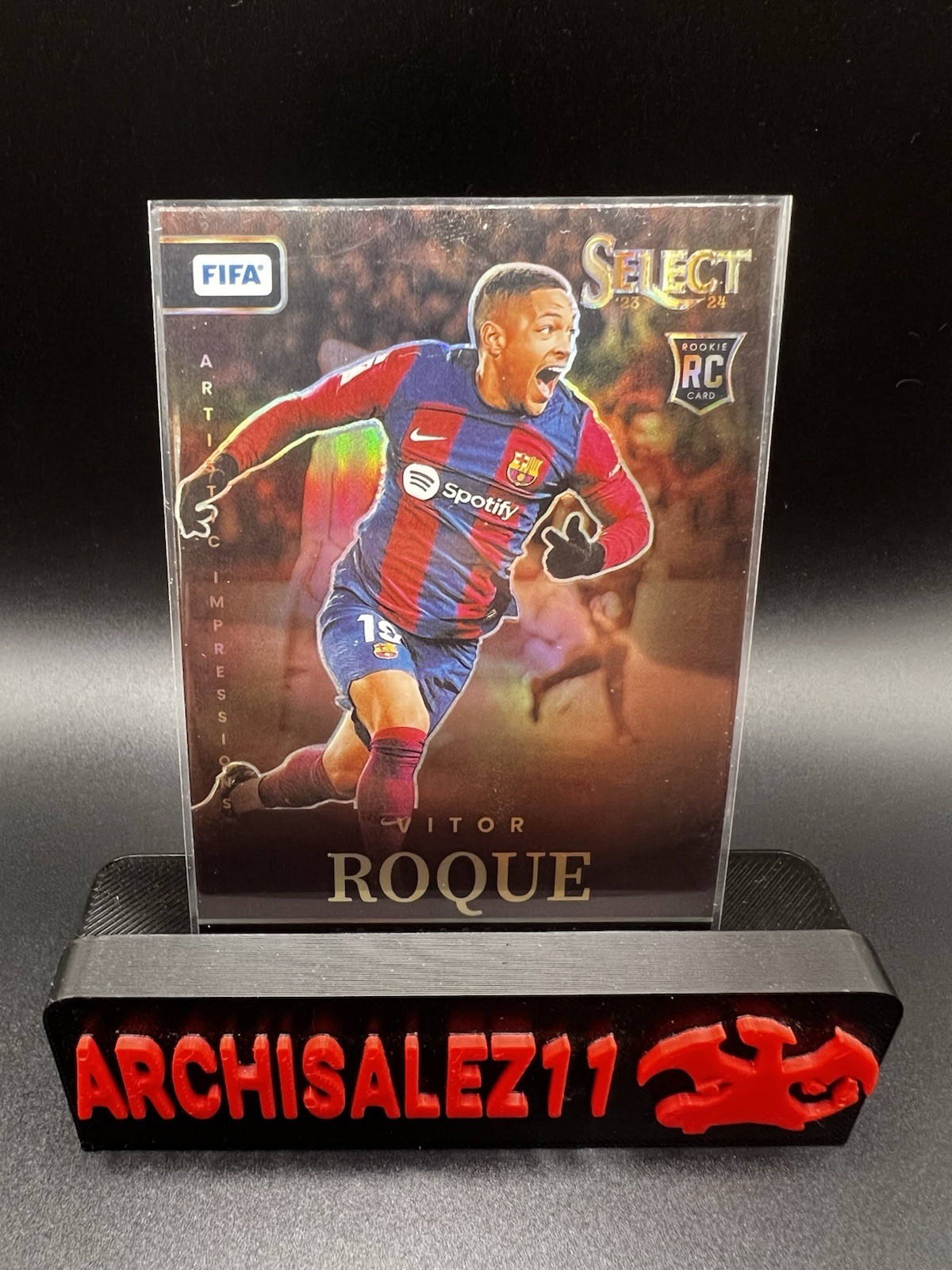 2023-24 Select FIFA Vitor Roque #12 RC Rookie Artistic Impressions Case Hit SSP