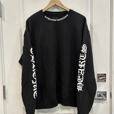 Chrome Hearts Collar Logo Crewneck Sweatshirt...