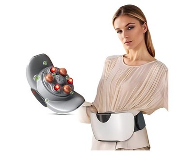 Automatic Abdominal Massager, Bianstone Belly Rubbing Instrument, Dual-use fo...