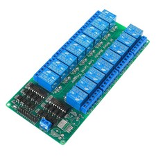 16 Channel DC 5V Relay Module with Optocoupler Low Level Trigger Expansion Bo...