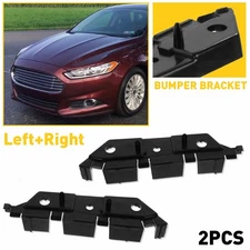 New For 2013-2016 Ford Fusion LH Front & RH Bumper Support Retainer Bracket