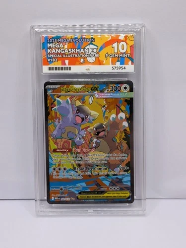 Pokémon TCG - Mega Kangaskhan EX 182/132 - ACE 10 GEM MINT - Perfect Subgrades
