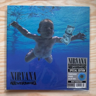 RARE HK Exclusive SPECIAL LTD NIRVANA Nevermind 30th Anniversary Blue LP Vinyl