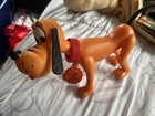 Disney Vinyl Plastic Pluto With Moveable Legs And Head With Tag — photo 1