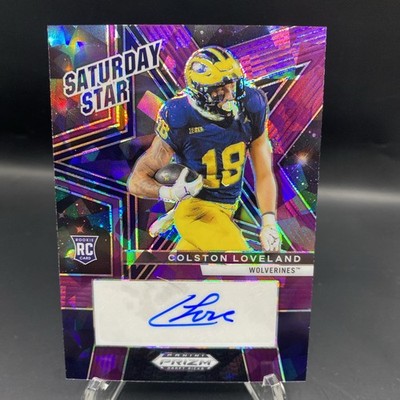 2025  Prizm DP Saturday Star Signatures Colston Loveland  Purple Ice Prizm /50