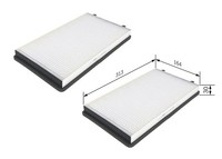 Bosch Innenraumfilter 1 987 432 103 Filtereinsatz Partikelfilter FüR E66 B7 E67