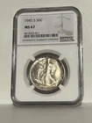 1945-S Walking Liberty Half Dollar 50C NGC MS67